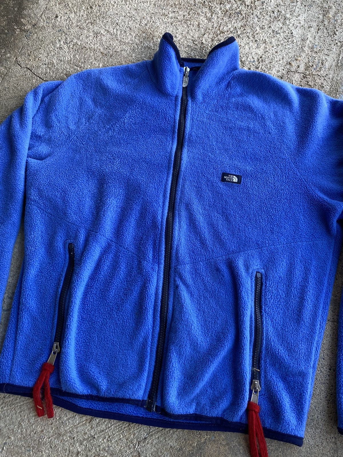 The North Face × Vintage Vintage 90’s The North Face Fleece Pullover Distressed Size US M / EU 48-50 / 2 - 2 Thumbnail