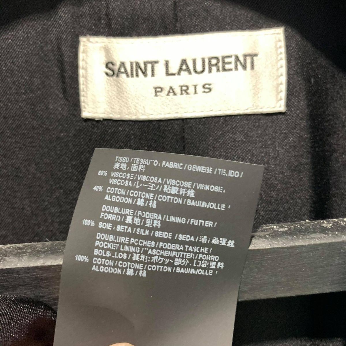Saint Laurent Paris 18FW Runway Green Velvet Blazer sz46 Size 46S - 7 Thumbnail