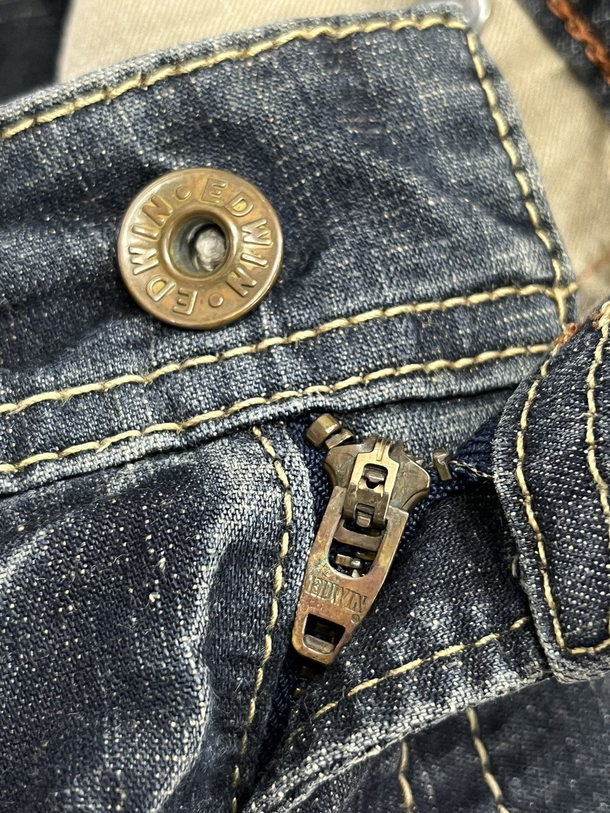 Edwin FYE🔥Vtg EDWIN XVS Bush Cargo Tactical Stretch Denim Flared Size US 30 / EU 46 - 7 Thumbnail