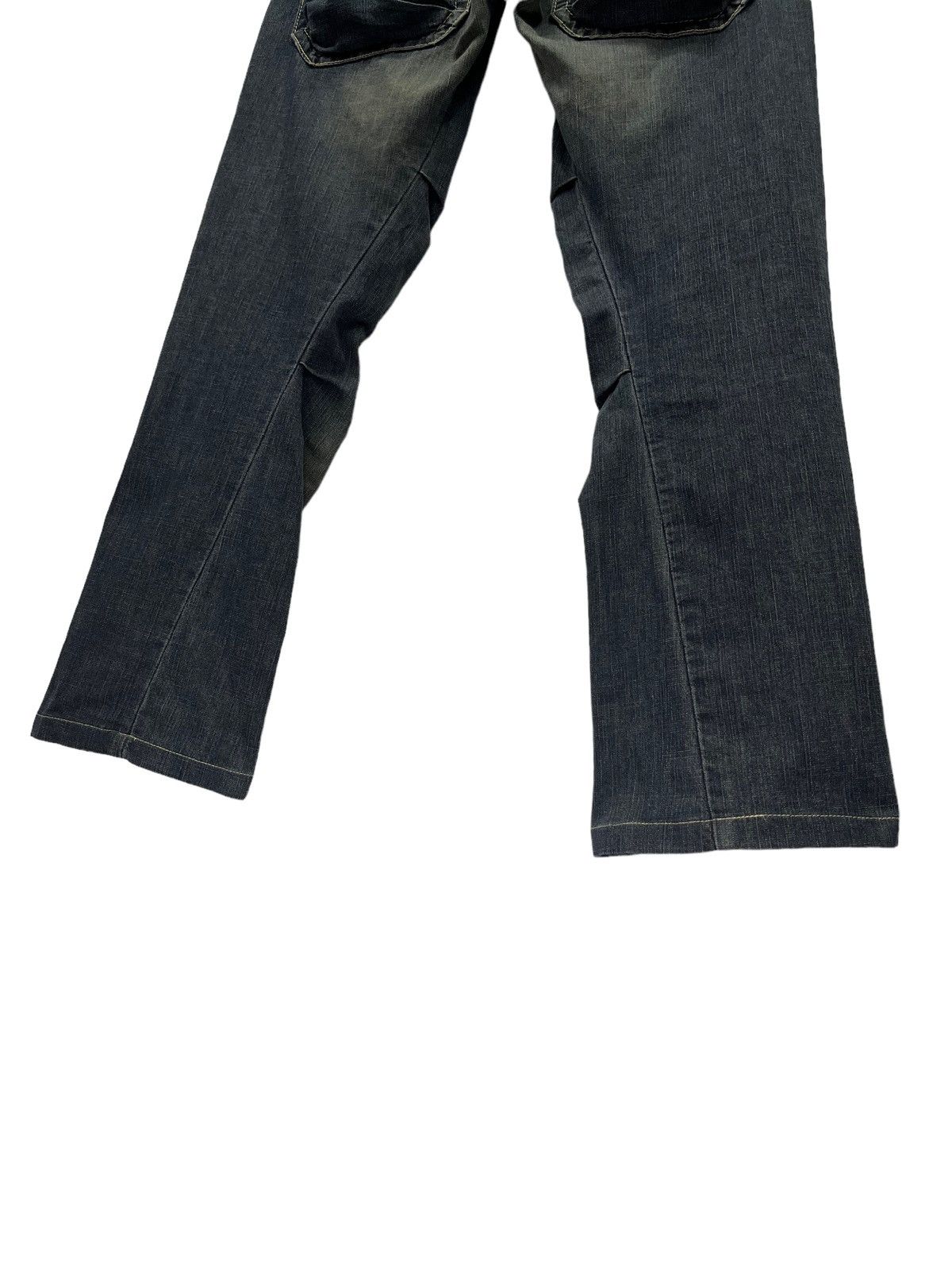 Edwin FYE🔥Vtg EDWIN XVS Bush Cargo Tactical Stretch Denim Flared Size US 30 / EU 46 - 11 Thumbnail