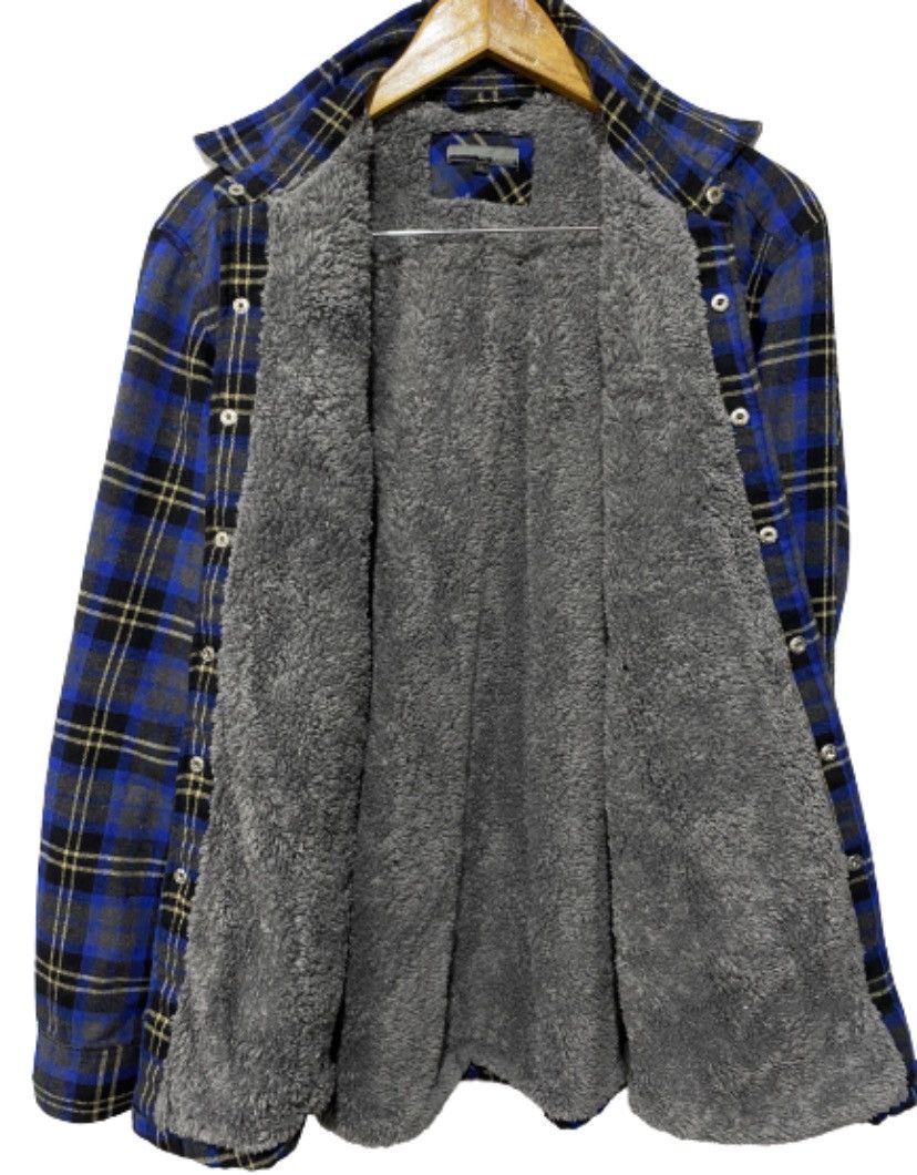 Flannel × Vintage delete today💥KenyeWest Mr Junko Flanel Sherpa Button Shirt Size US L / EU 52-54 / 3 - 6 Thumbnail