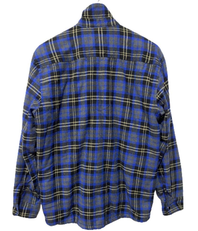 Flannel × Vintage delete today💥KenyeWest Mr Junko Flanel Sherpa Button Shirt Size US L / EU 52-54 / 3 - 4 Thumbnail