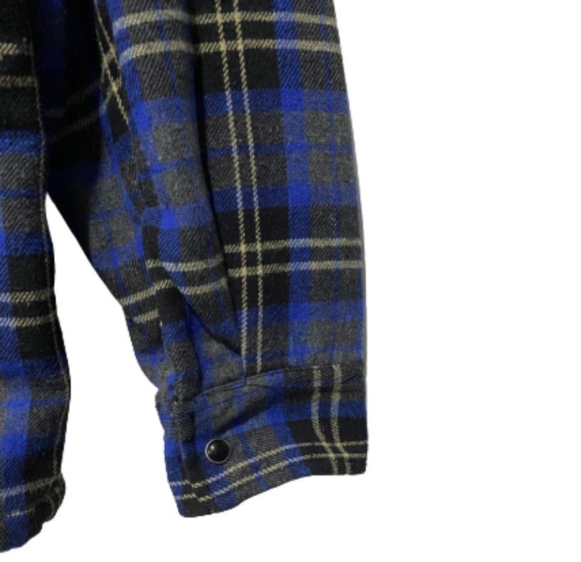 Flannel × Vintage delete today💥KenyeWest Mr Junko Flanel Sherpa Button Shirt Size US L / EU 52-54 / 3 - 3 Thumbnail