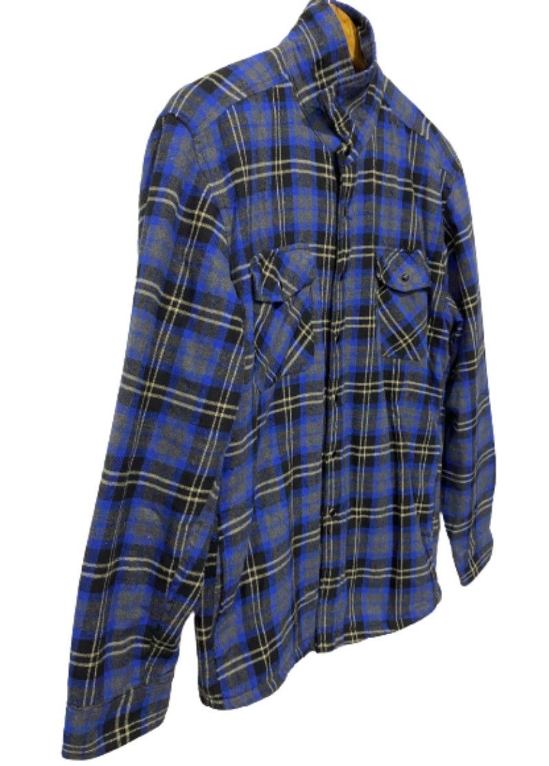 Flannel × Vintage delete today💥KenyeWest Mr Junko Flanel Sherpa Button Shirt Size US L / EU 52-54 / 3 - 7 Thumbnail