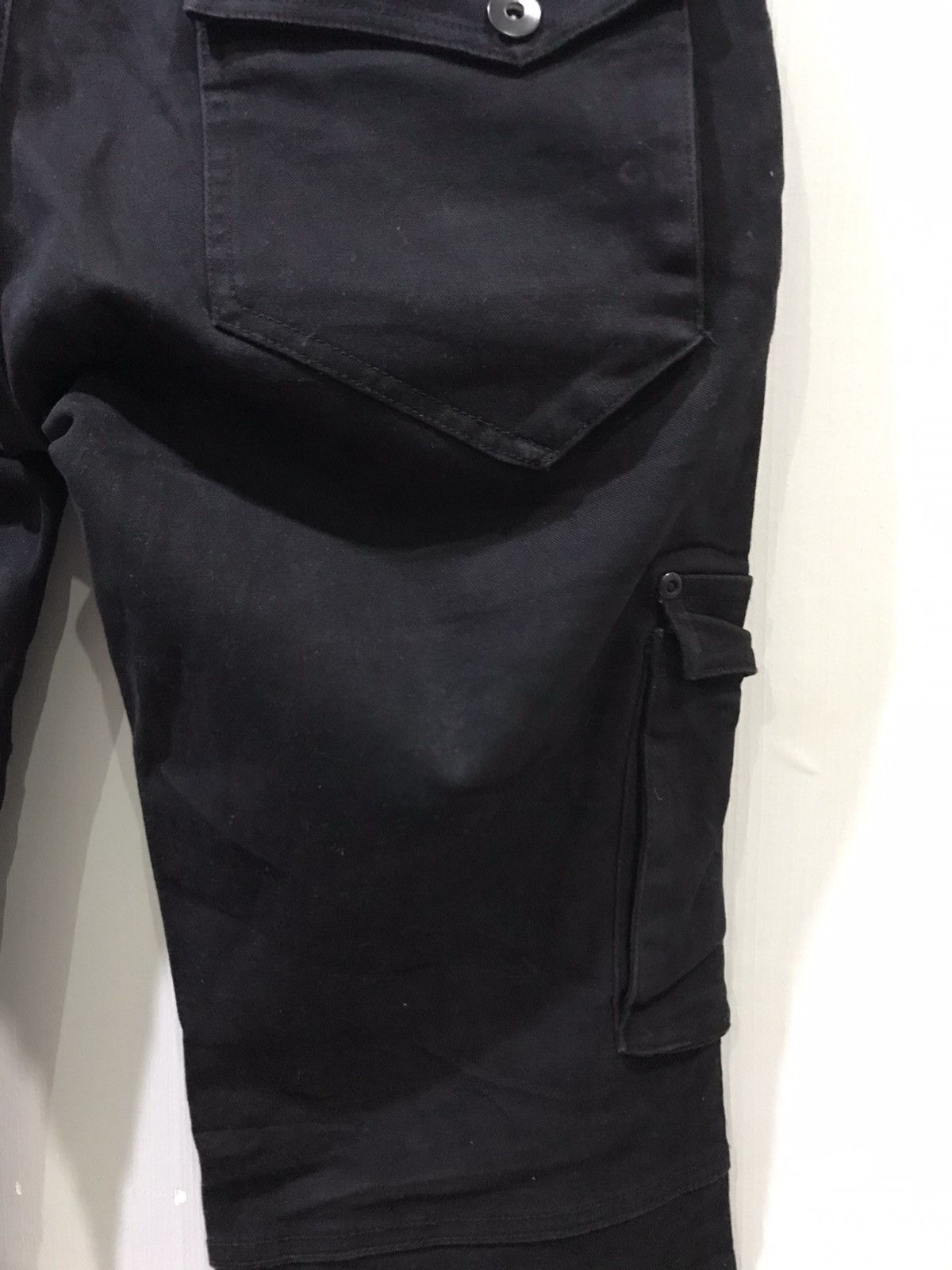 Japanese Brand BLACKVARIA Japan Punk Tactical 8 Pockets Cargo Skinny Pant Size US 33 - 14 Thumbnail