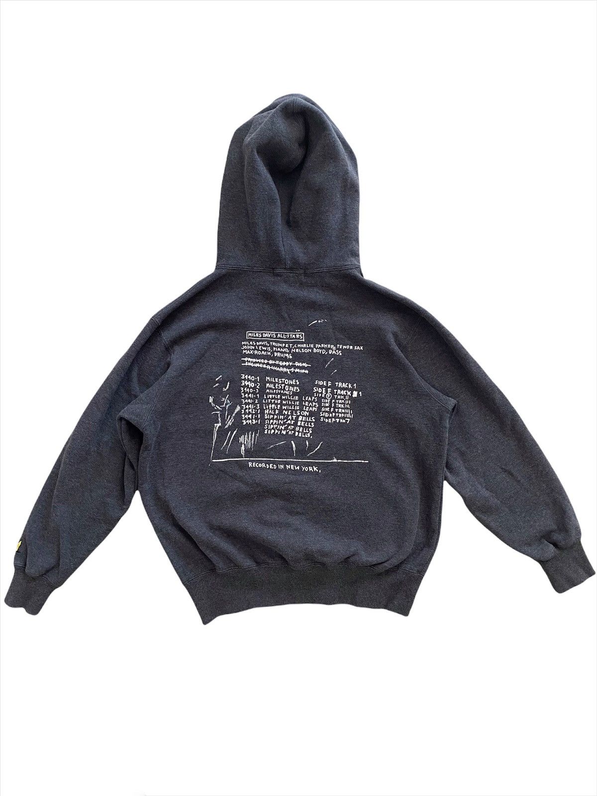 Jean-Michel Basquiat × Uniqlo × Vintage Jean-michel basquat Recorded in new york Hoodie Size US M / EU 48-50 / 2 - 2 Thumbnail