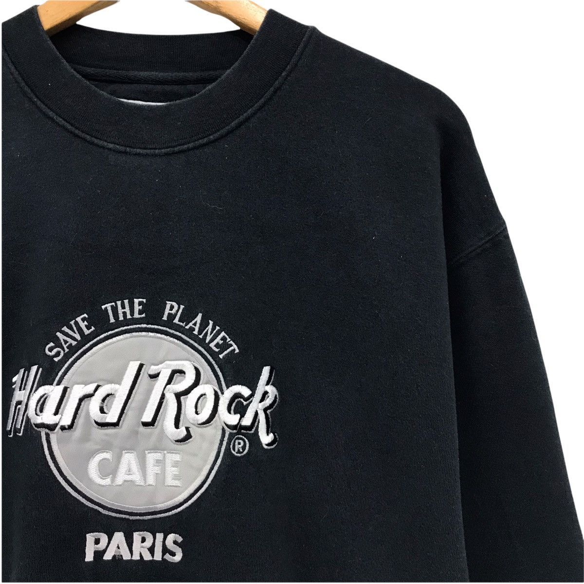 Hard Rock Cafe × Vintage Vintage Hard Rock Cafe Paris Big Logo Sweatshirt Size US L / EU 52-54 / 3 - 4 Thumbnail