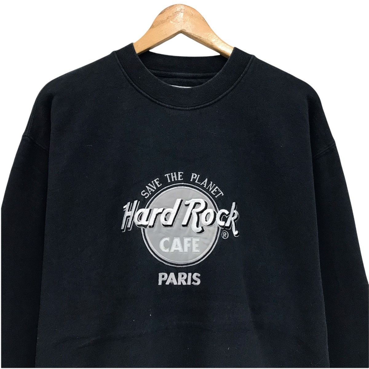 Hard Rock Cafe × Vintage Vintage Hard Rock Cafe Paris Big Logo Sweatshirt Size US L / EU 52-54 / 3 - 2 Thumbnail