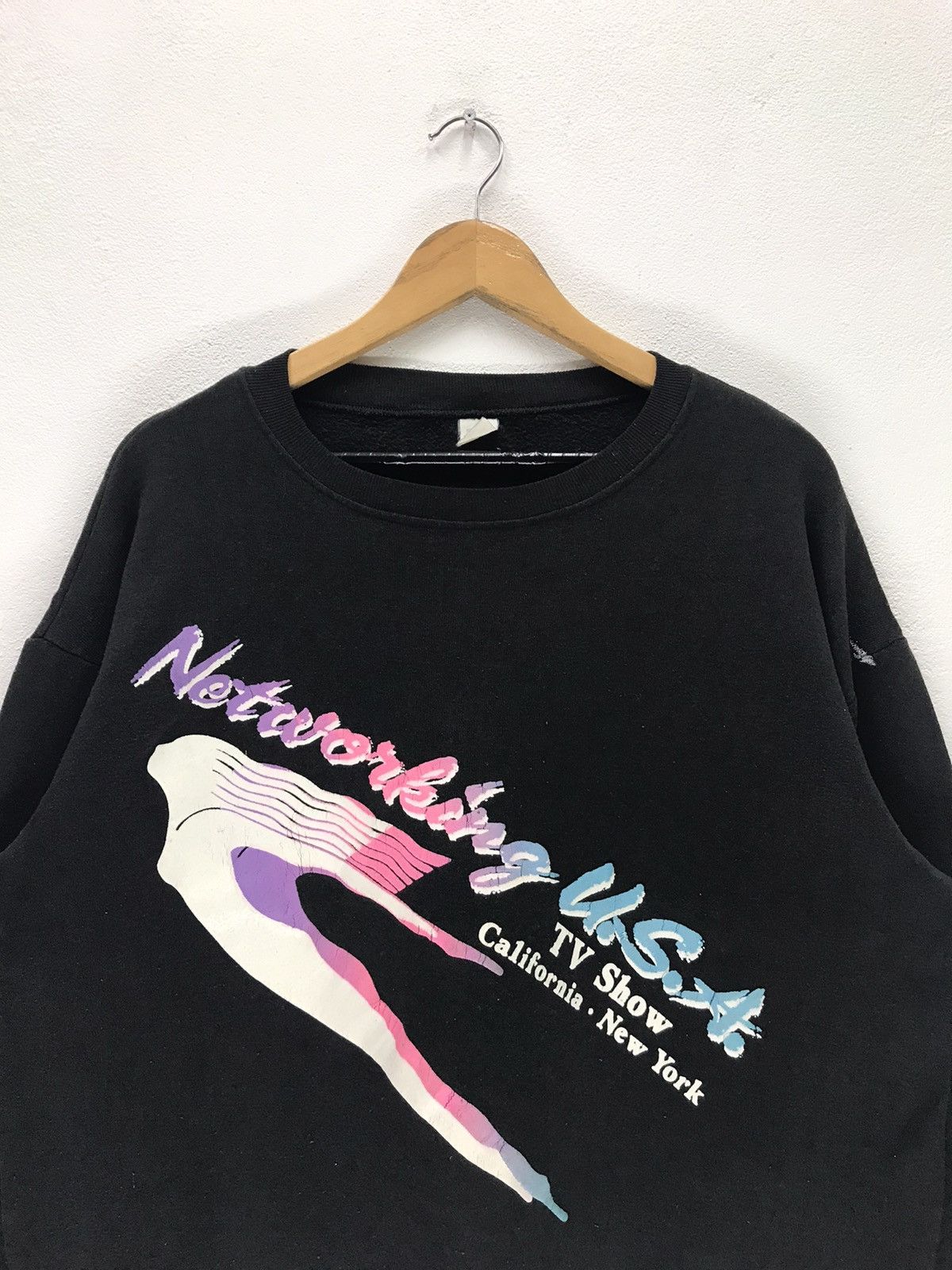 Vintage Vintage Networking USA Tv Show New York Sweatshirt Size US M / EU 48-50 / 2 - 2 Thumbnail