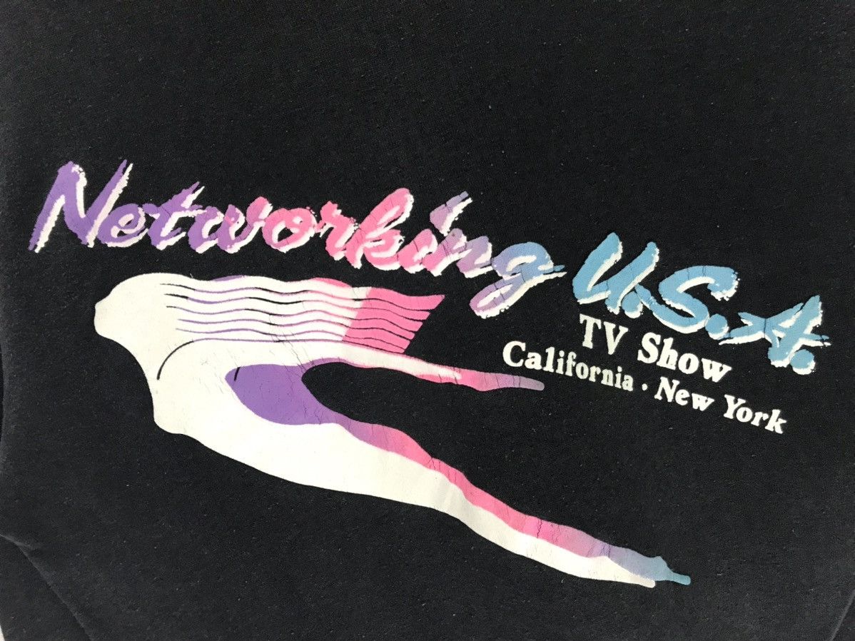 Vintage Vintage Networking USA Tv Show New York Sweatshirt Size US M / EU 48-50 / 2 - 3 Thumbnail