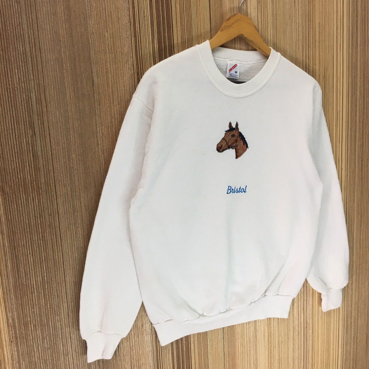 Vintage Vintage Bristol Horse Head Big Logo Sweatshirt Size US M / EU 48-50 / 2 - 5 Thumbnail