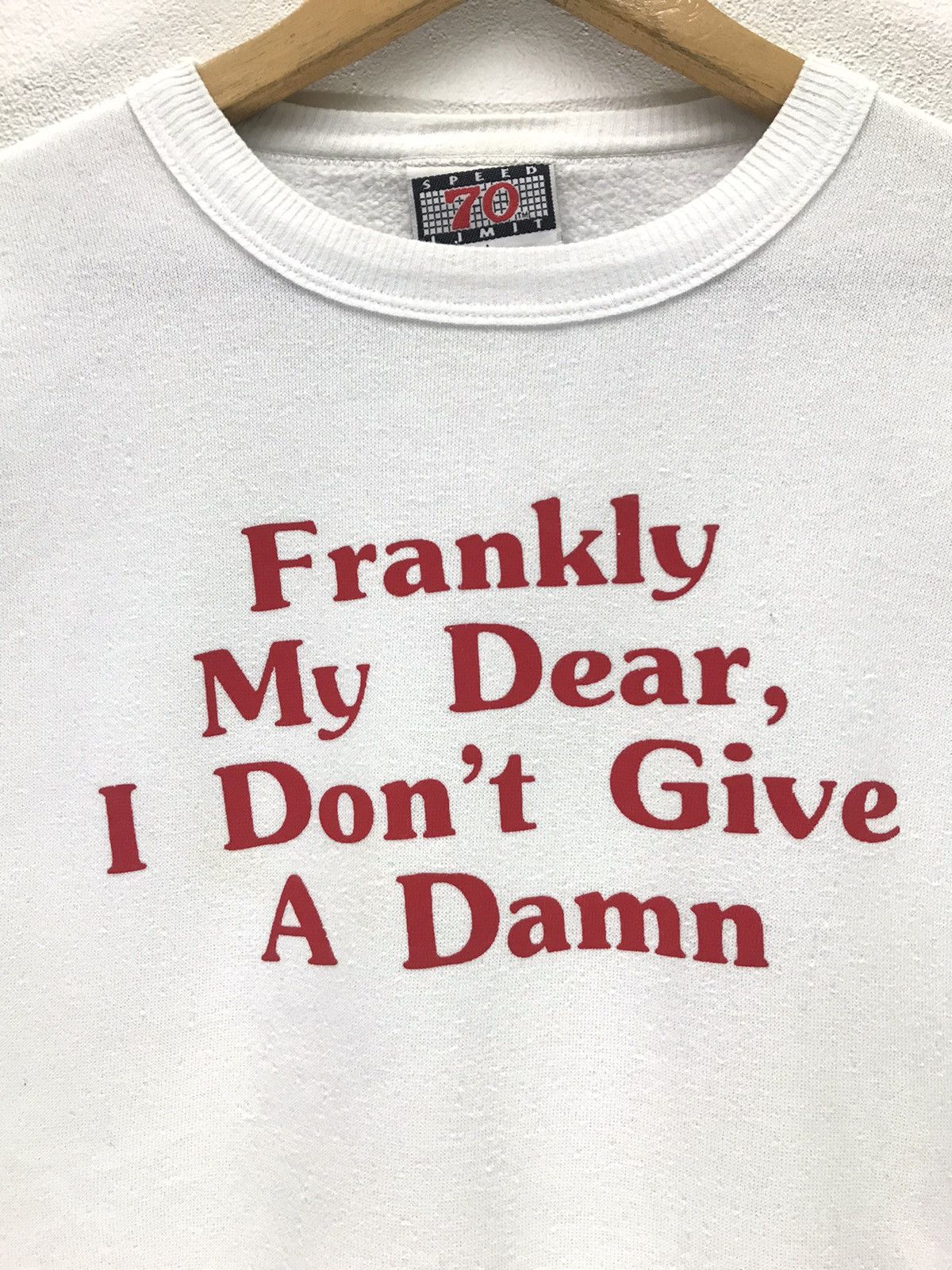 Other × Vintage Vintage Frankly My Dear, i Don’t Give A Dam Sweatshirt Size US S / EU 44-46 / 1 - 3 Thumbnail