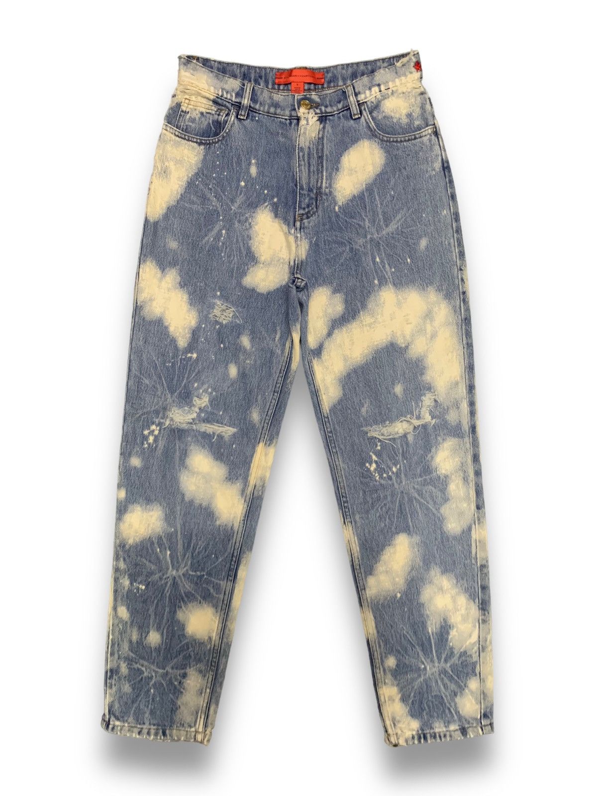 Tommy Hilfiger Y2K Tommy Hilfiger Acid Wash Distressed Jeans Made in Italy Size US 29 - 1 Thumbnail