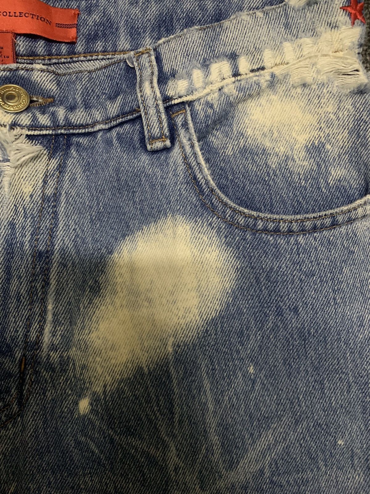 Tommy Hilfiger Y2K Tommy Hilfiger Acid Wash Distressed Jeans Made in Italy Size US 29 - 7 Thumbnail