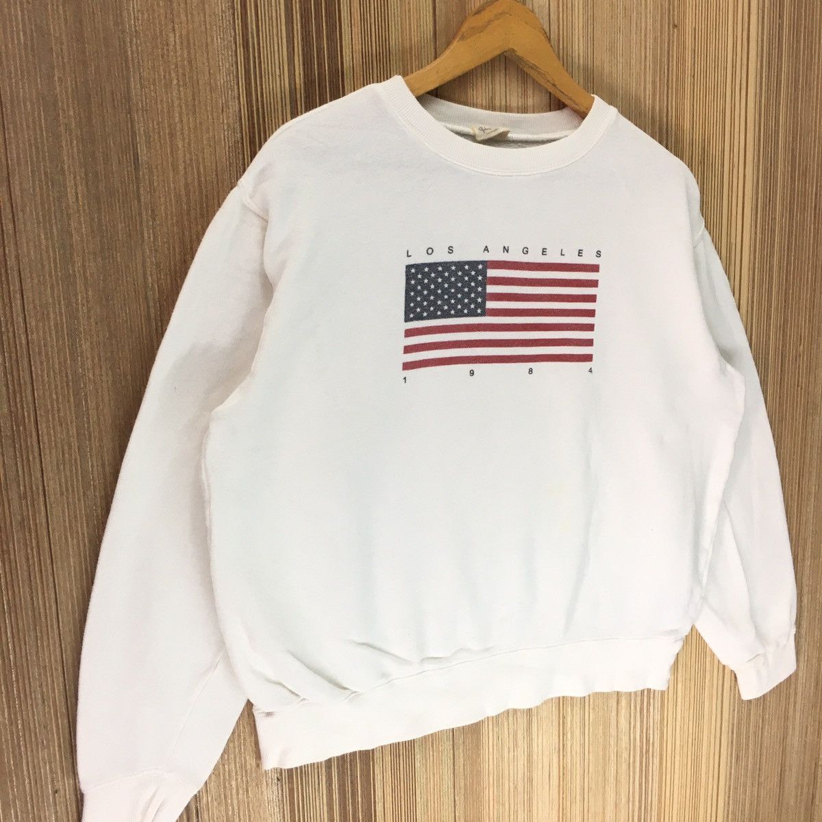 Vintage Vintage Los Angeles America Flag Big Logo Sweatshirt Size US M / EU 48-50 / 2 - 5 Thumbnail