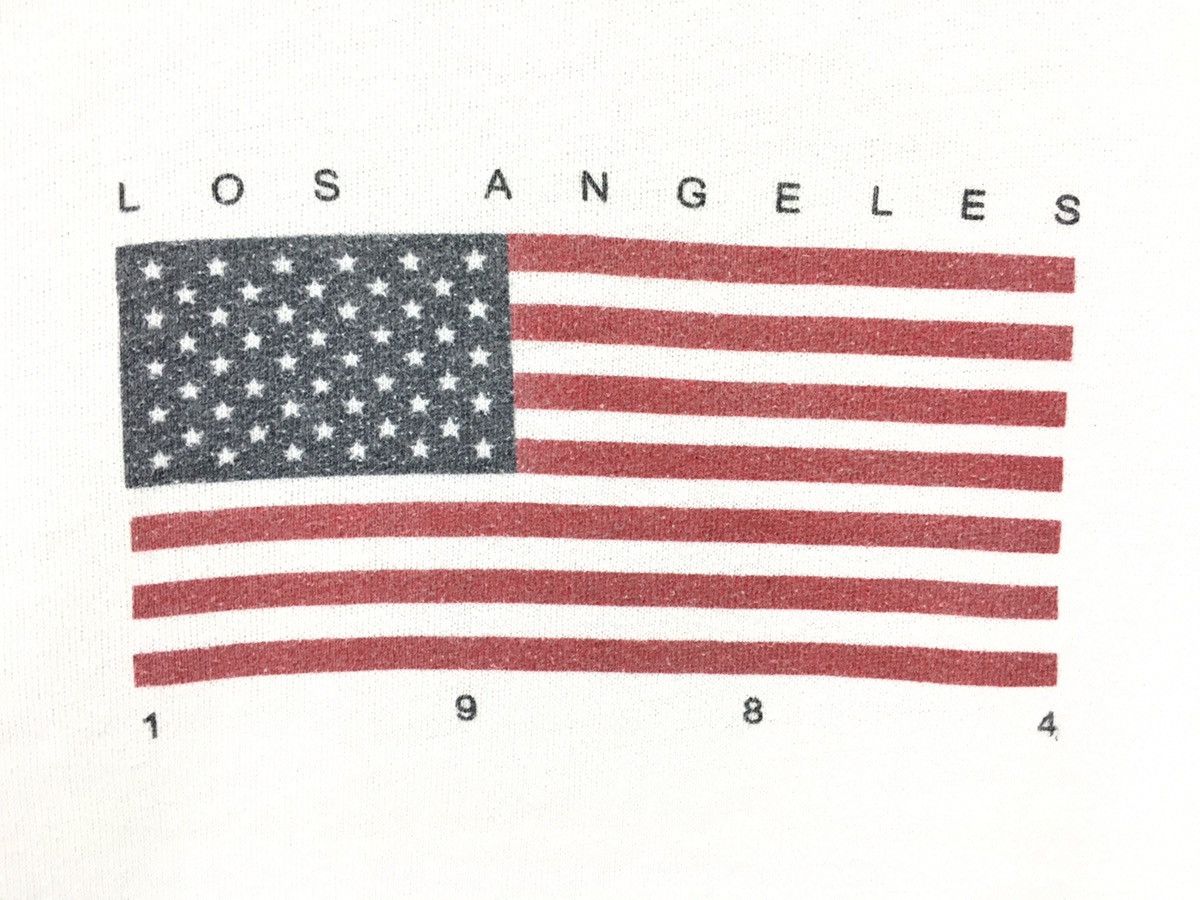 Vintage Vintage Los Angeles America Flag Big Logo Sweatshirt Size US M / EU 48-50 / 2 - 3 Thumbnail