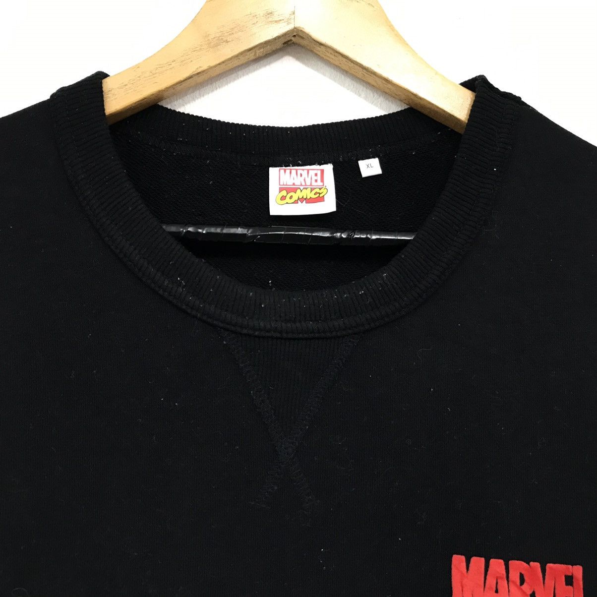 Marvel Comics × Vintage Vintage Marvel Tee Shirt Crewneck Pullover Jumper Size US L / EU 52-54 / 3 - 4 Thumbnail