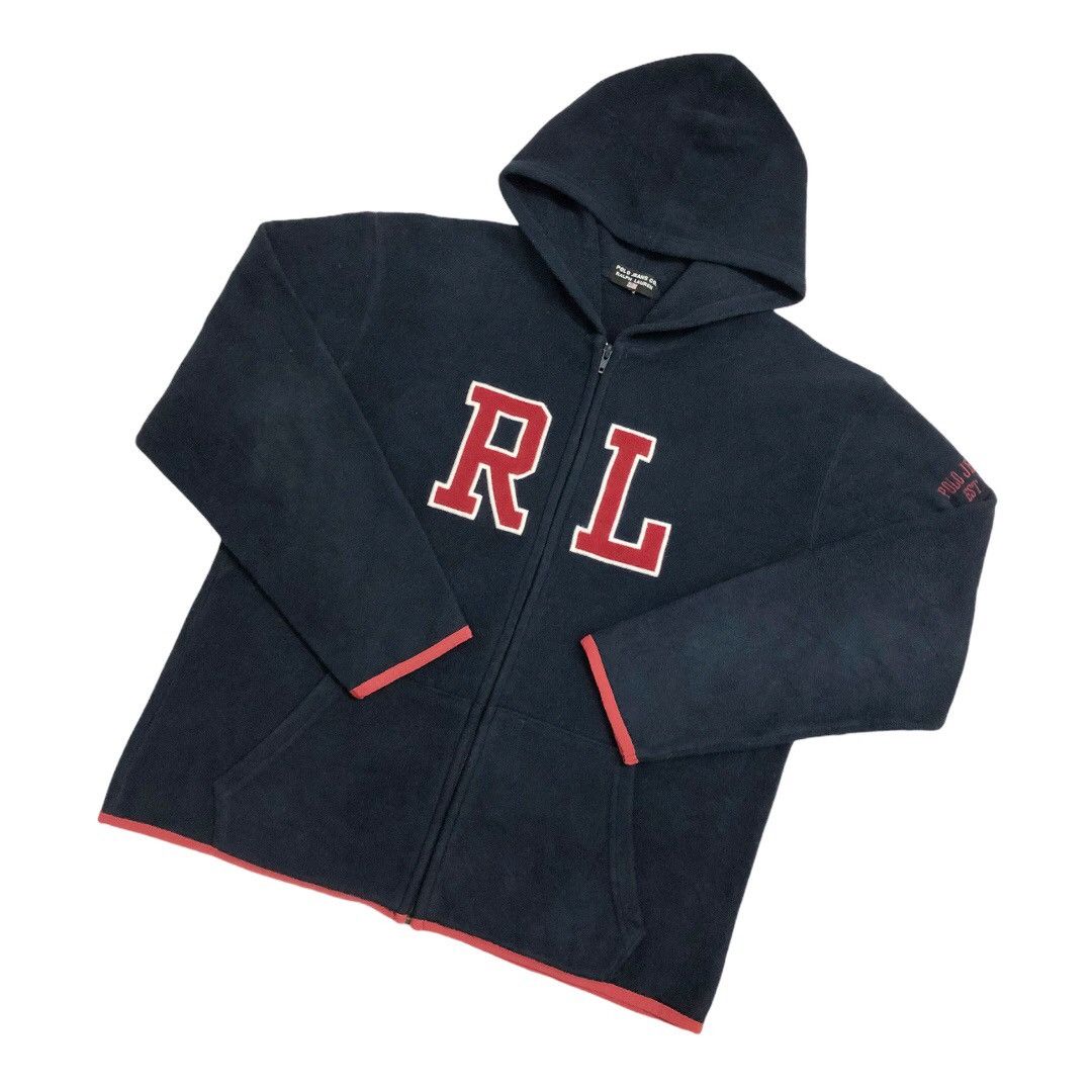 Polo Ralph Lauren 90's Polo Ralph Lauren fleece zipper hoodie Size US M / EU 48-50 / 2 - 3 Thumbnail