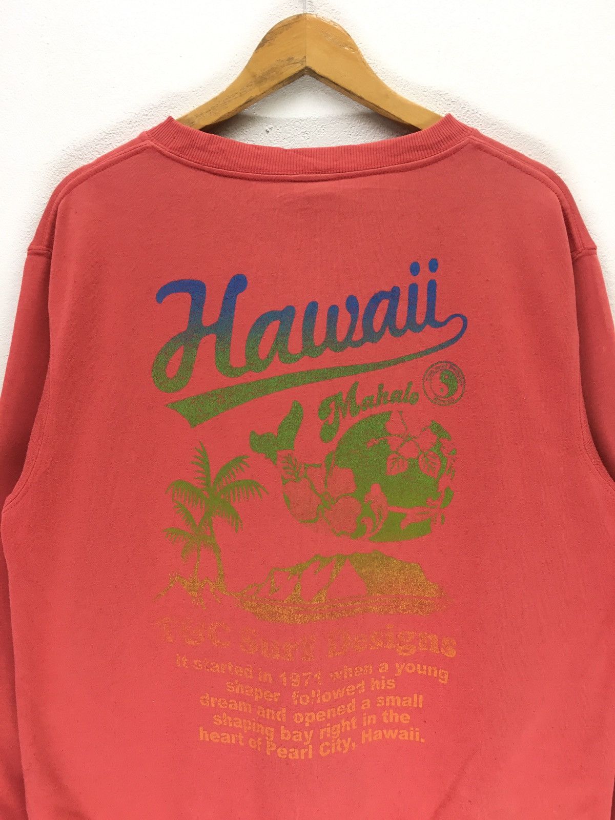 Vintage Vintage T&C Hawaii Surf Surfing Beach Sweatshirt Size US M / EU 48-50 / 2 - 7 Thumbnail