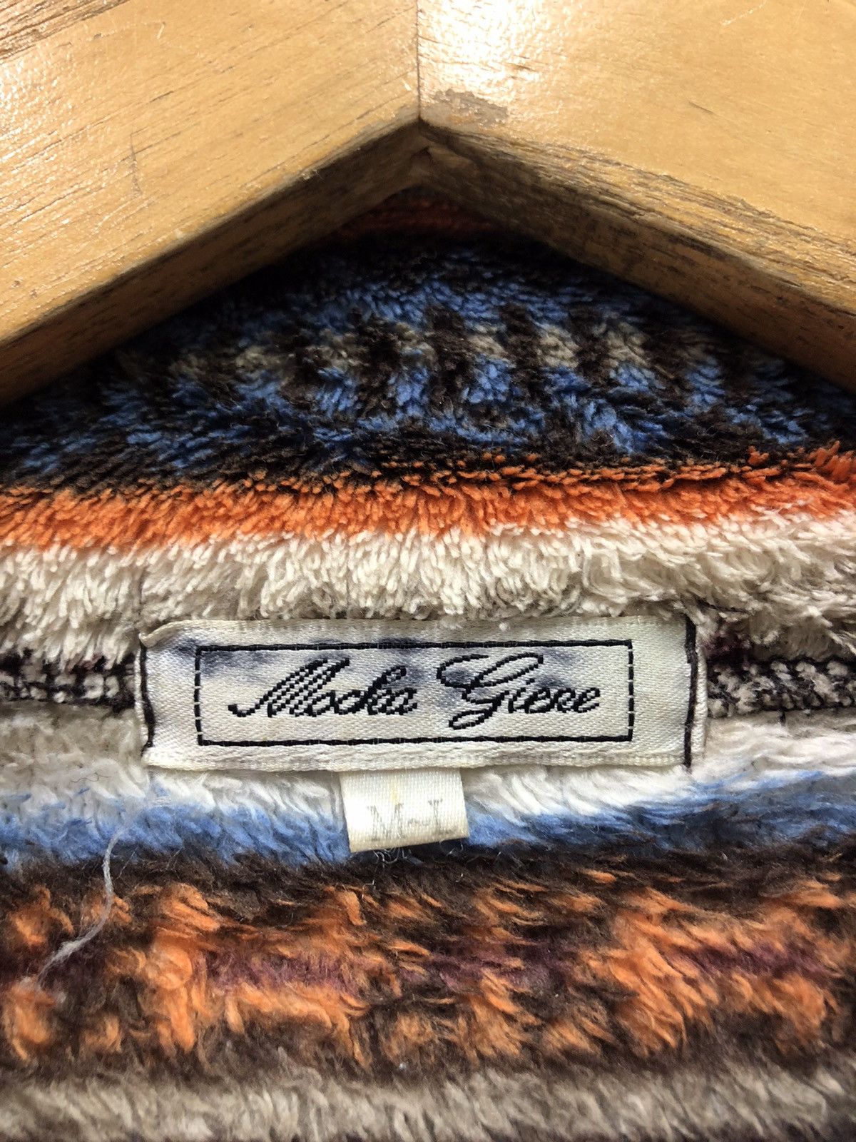 Japanese Brand × Vintage Vintage Mocka Giene Striped Vest Jacket Size US S / EU 44-46 / 1 - 6 Thumbnail