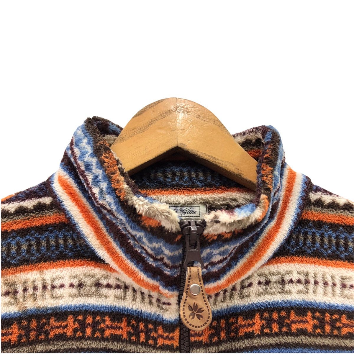 Japanese Brand × Vintage Vintage Mocka Giene Striped Vest Jacket Size US S / EU 44-46 / 1 - 5 Thumbnail