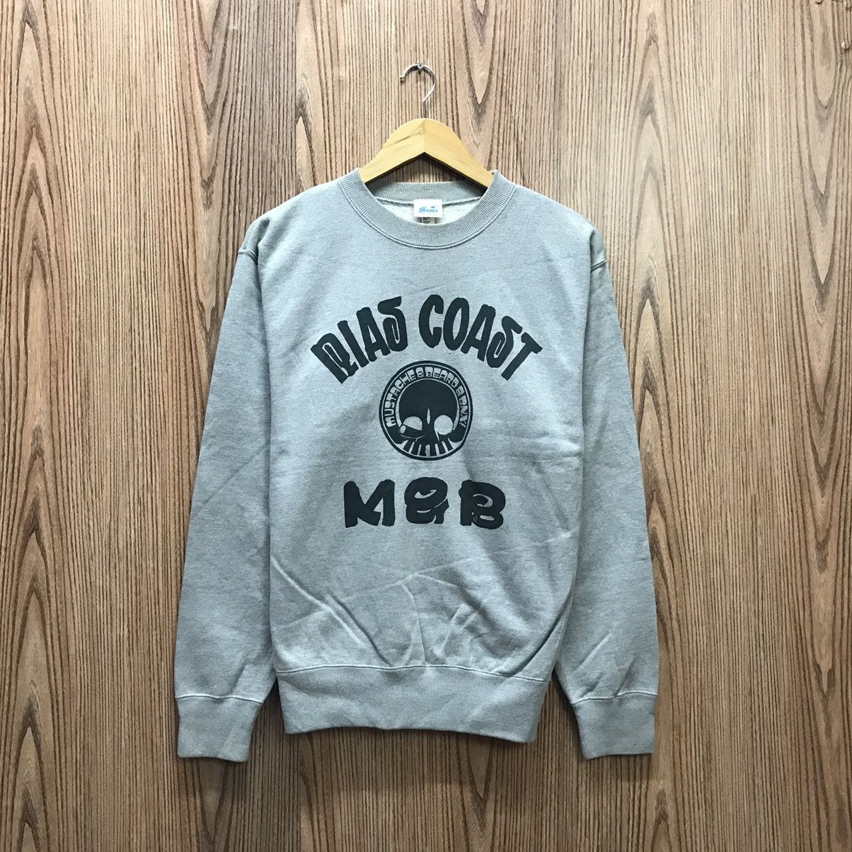 Japanese Brand × Vintage Vintage Mustache Beard Sweatshirt Crew Neck Size US M / EU 48-50 / 2 - 1 Thumbnail