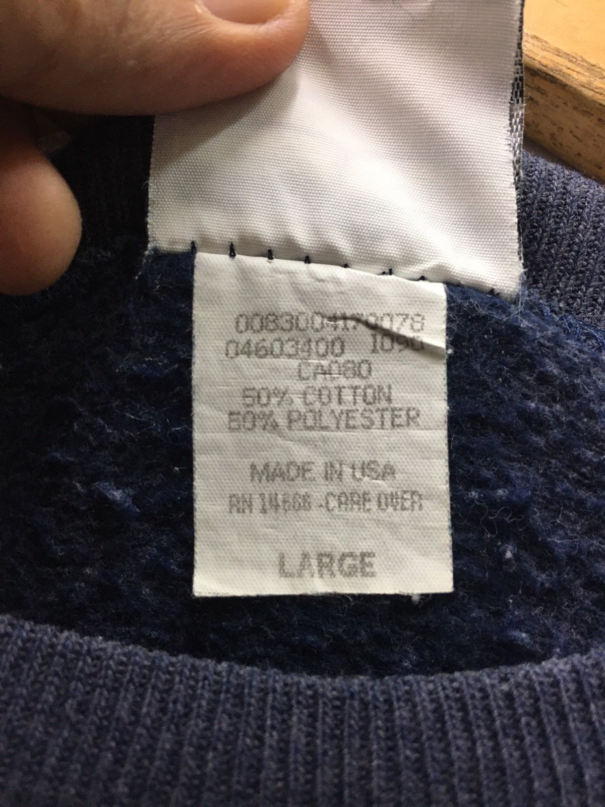 Lee × Vintage Vintage LEE Big Logo Made in Usa Sweatshirt Size US L / EU 52-54 / 3 - 7 Thumbnail