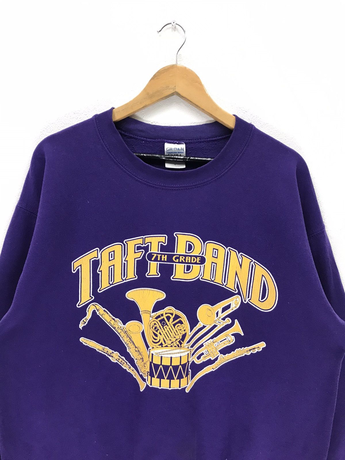 Band Tees × Japanese Brand × Vintage Vintage Taft Band Taft Raider Band Sweatshirt Size US M / EU 48-50 / 2 - 2 Thumbnail