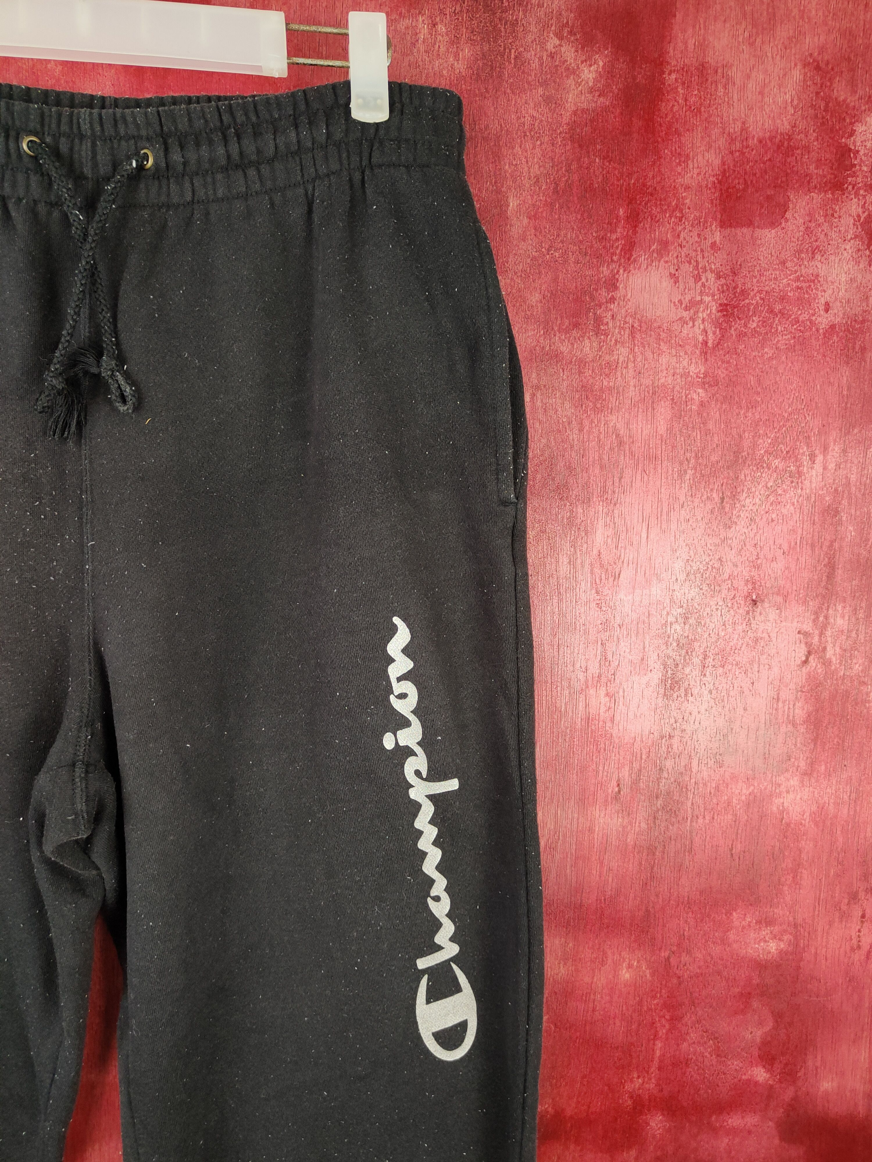 Champion × Vintage Champion Black Multi Pocket jogger Sweatpants #S541 Size US 31 - 5 Thumbnail