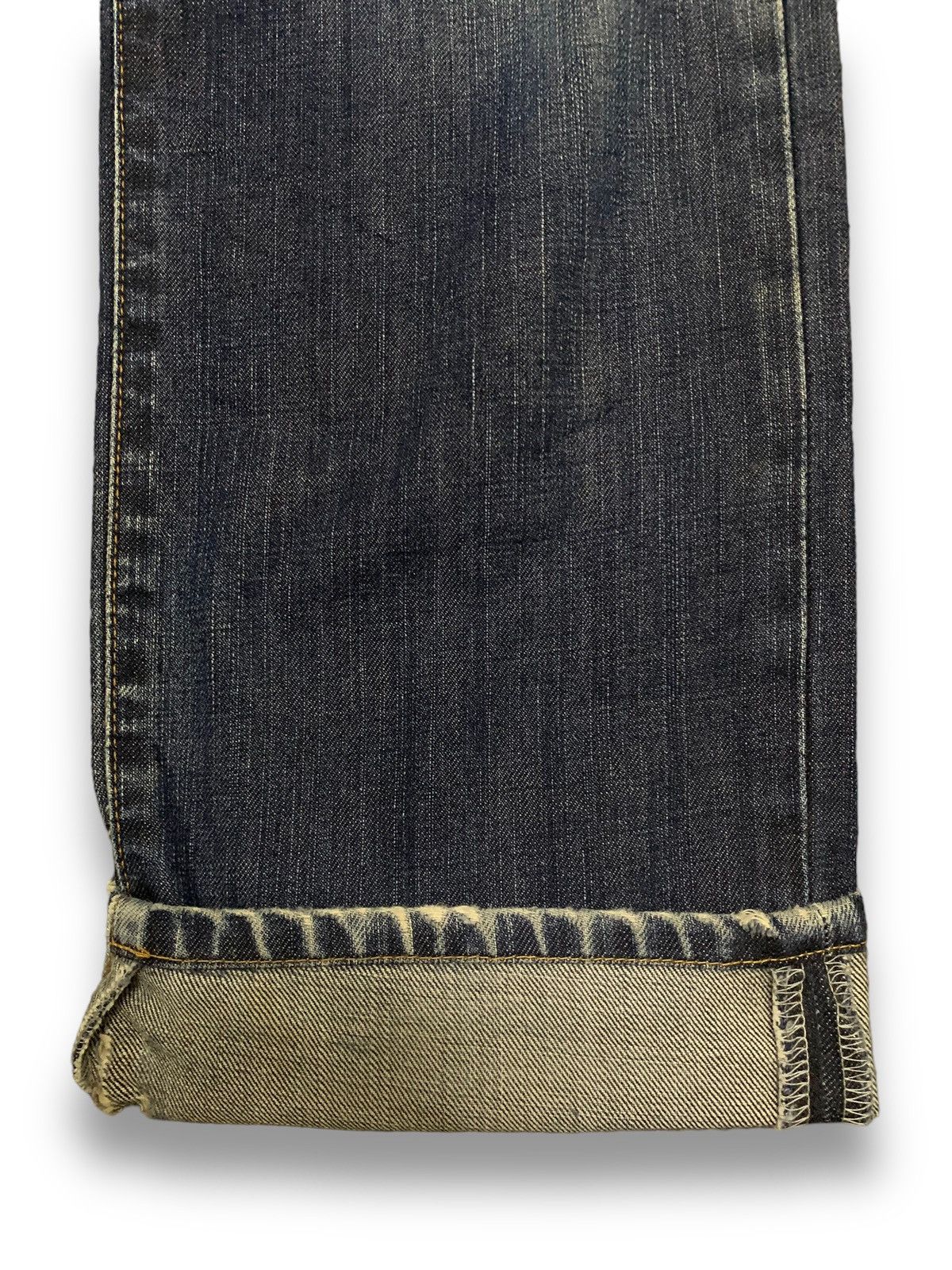 Edwin Vintage Edwin 503 Dark Blue Wash Distressed Grunge Jeans Size US 29 - 17 Thumbnail
