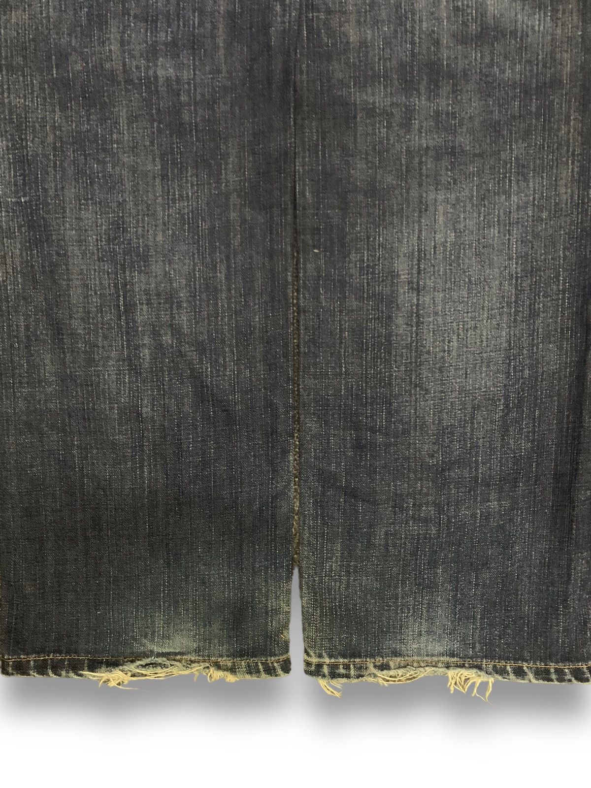 Edwin Vintage Edwin 503 Dark Blue Wash Distressed Grunge Jeans Size US 29 - 16 Thumbnail