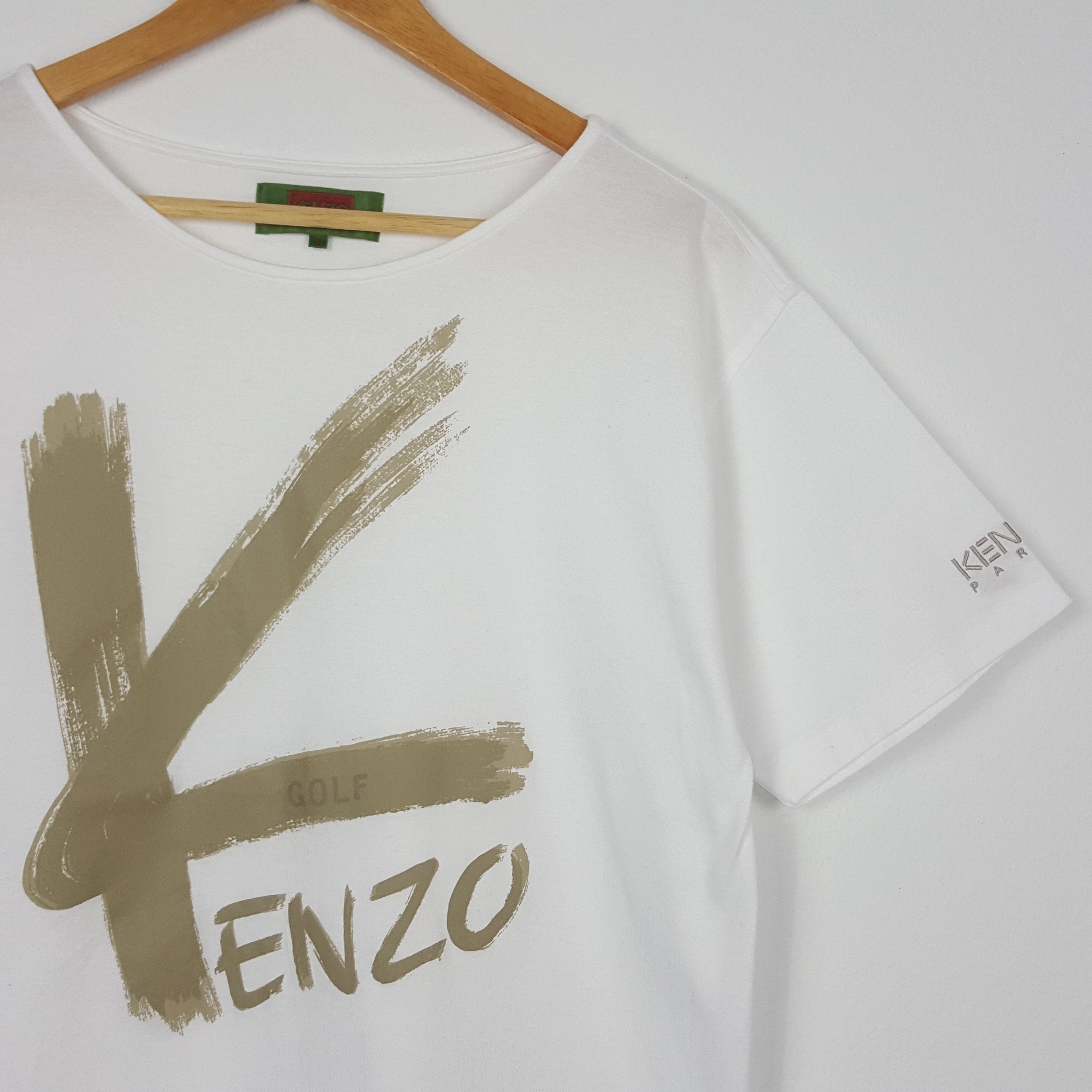 Japanese Brand × Kenzo × Vintage Vintage KENZO spellout big logo t-shirt made in Japan Size US M / EU 48-50 / 2 - 4 Thumbnail