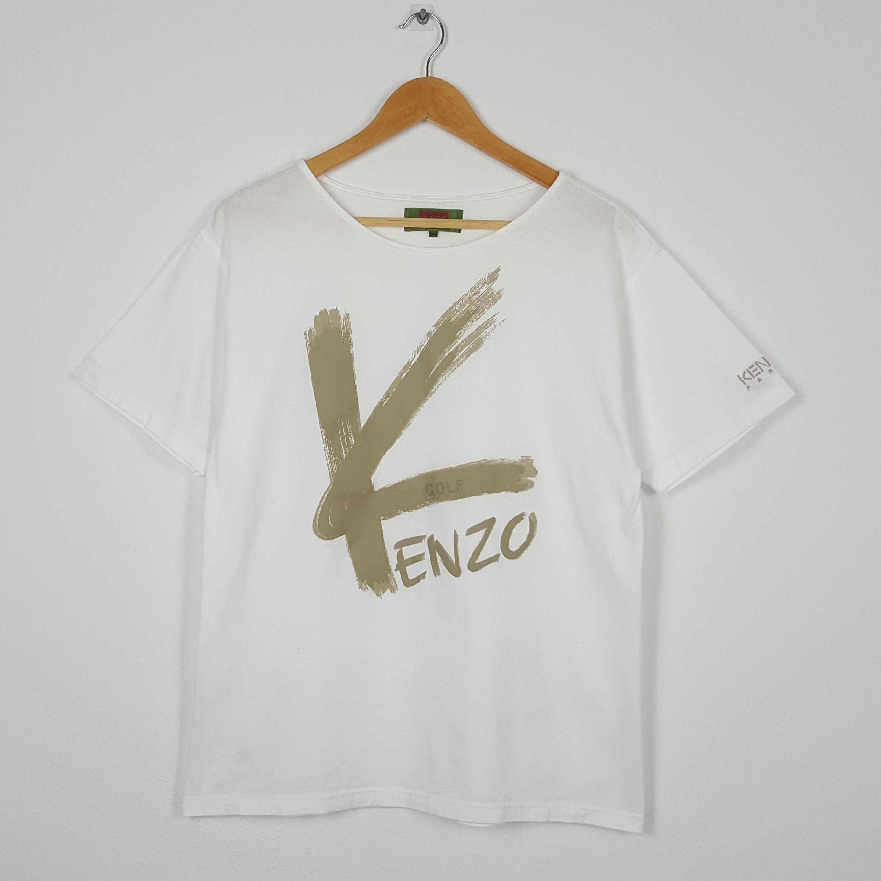 Japanese Brand × Kenzo × Vintage Vintage KENZO spellout big logo t-shirt made in Japan Size US M / EU 48-50 / 2 - 1 Thumbnail