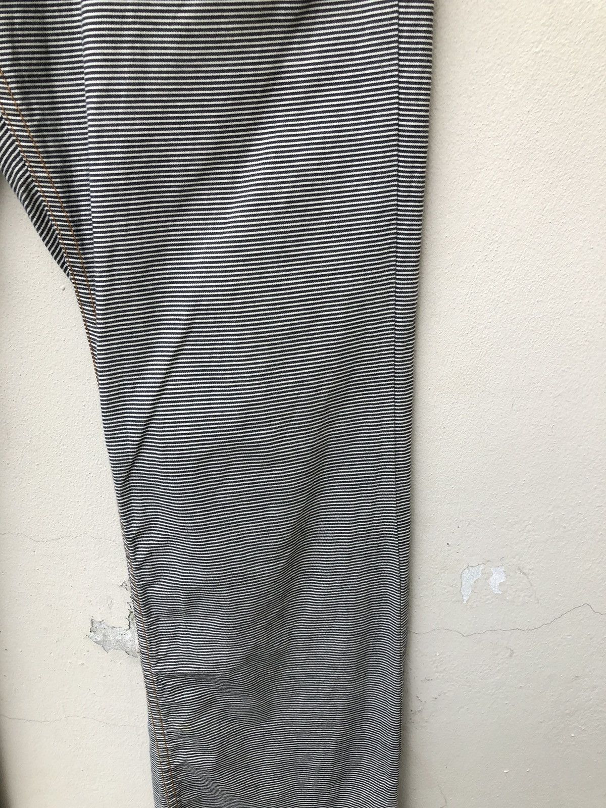 wjk U.U Japan Horizontal Striped Pant Flare Jeans Size US 31 - 13 Thumbnail