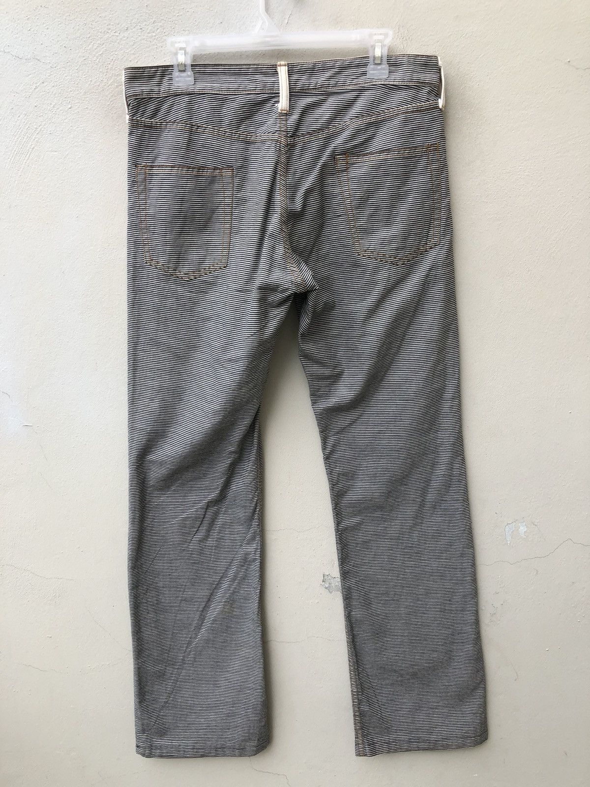 wjk U.U Japan Horizontal Striped Pant Flare Jeans Size US 31 - 15 Thumbnail