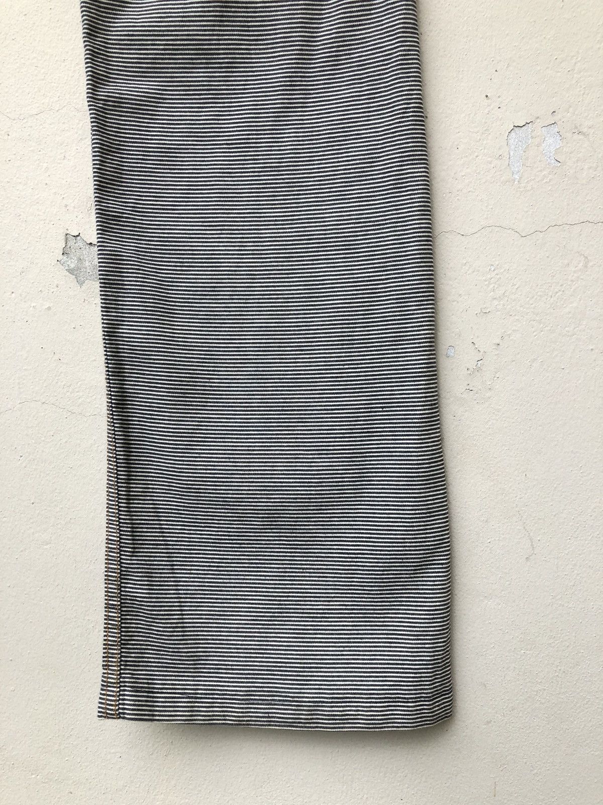 wjk U.U Japan Horizontal Striped Pant Flare Jeans Size US 31 - 20 Thumbnail