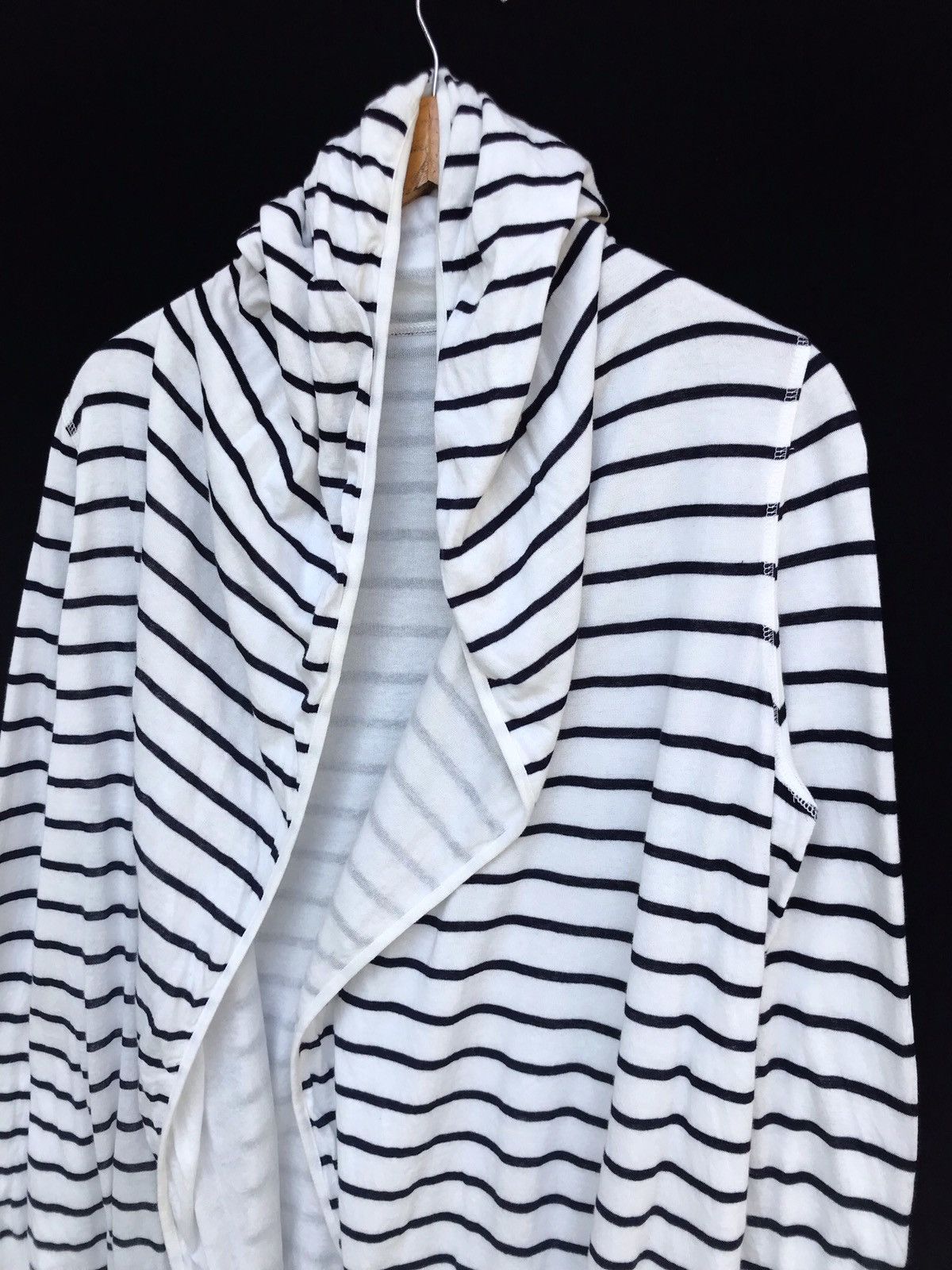 Sonia Rykiel Vintage Sonia Rykiel Stripes Hoodie Cardigan Size M / US 6-8 / IT 42-44 - 3 Thumbnail
