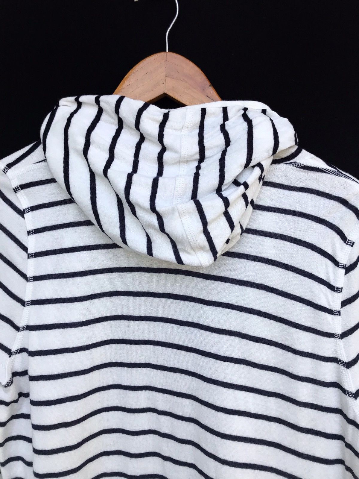 Sonia Rykiel Vintage Sonia Rykiel Stripes Hoodie Cardigan Size M / US 6-8 / IT 42-44 - 6 Thumbnail