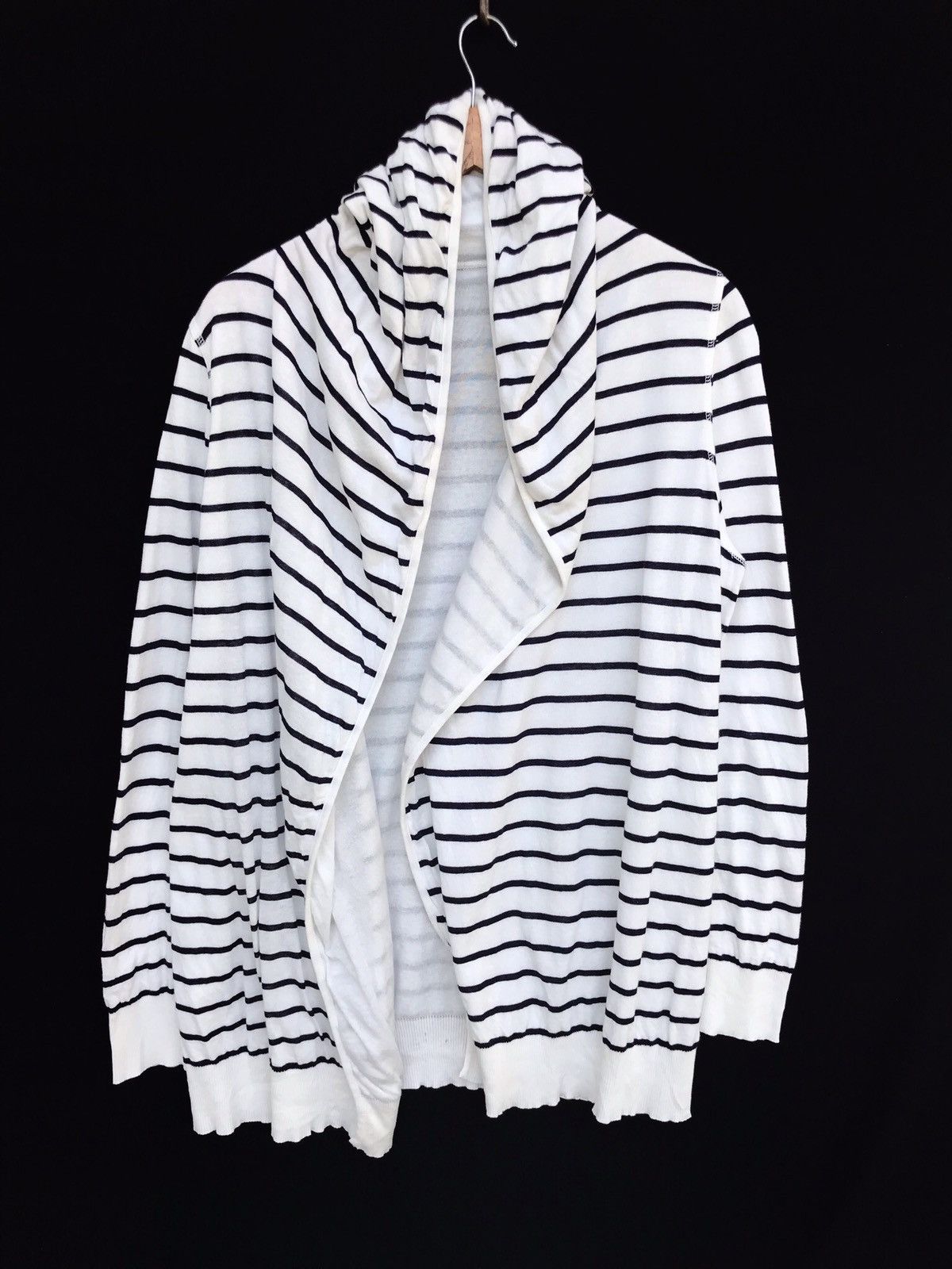 Sonia Rykiel Vintage Sonia Rykiel Stripes Hoodie Cardigan Size M / US 6-8 / IT 42-44 - 1 Thumbnail