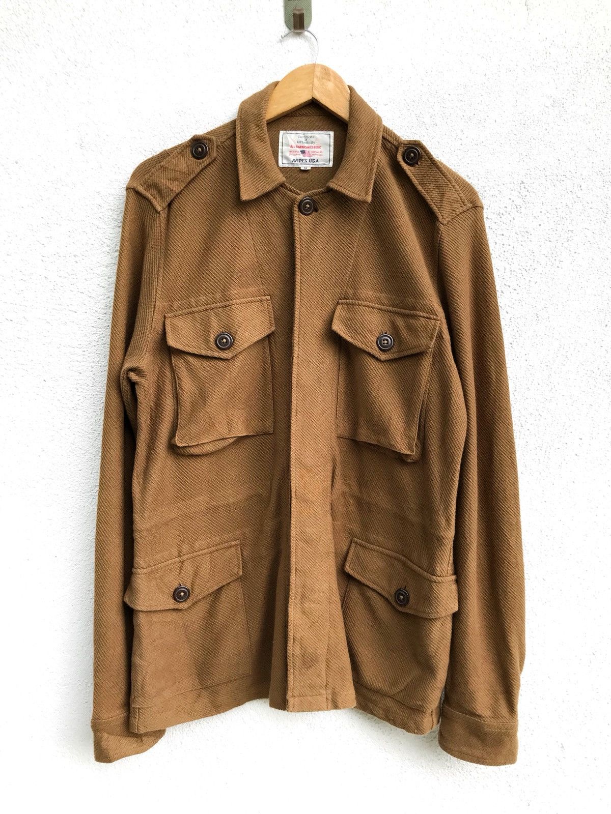 Avirex Avirex USA Military 4 Pocket LS Button Shirts Jacket Size US M / EU 48-50 / 2 - 1 Thumbnail