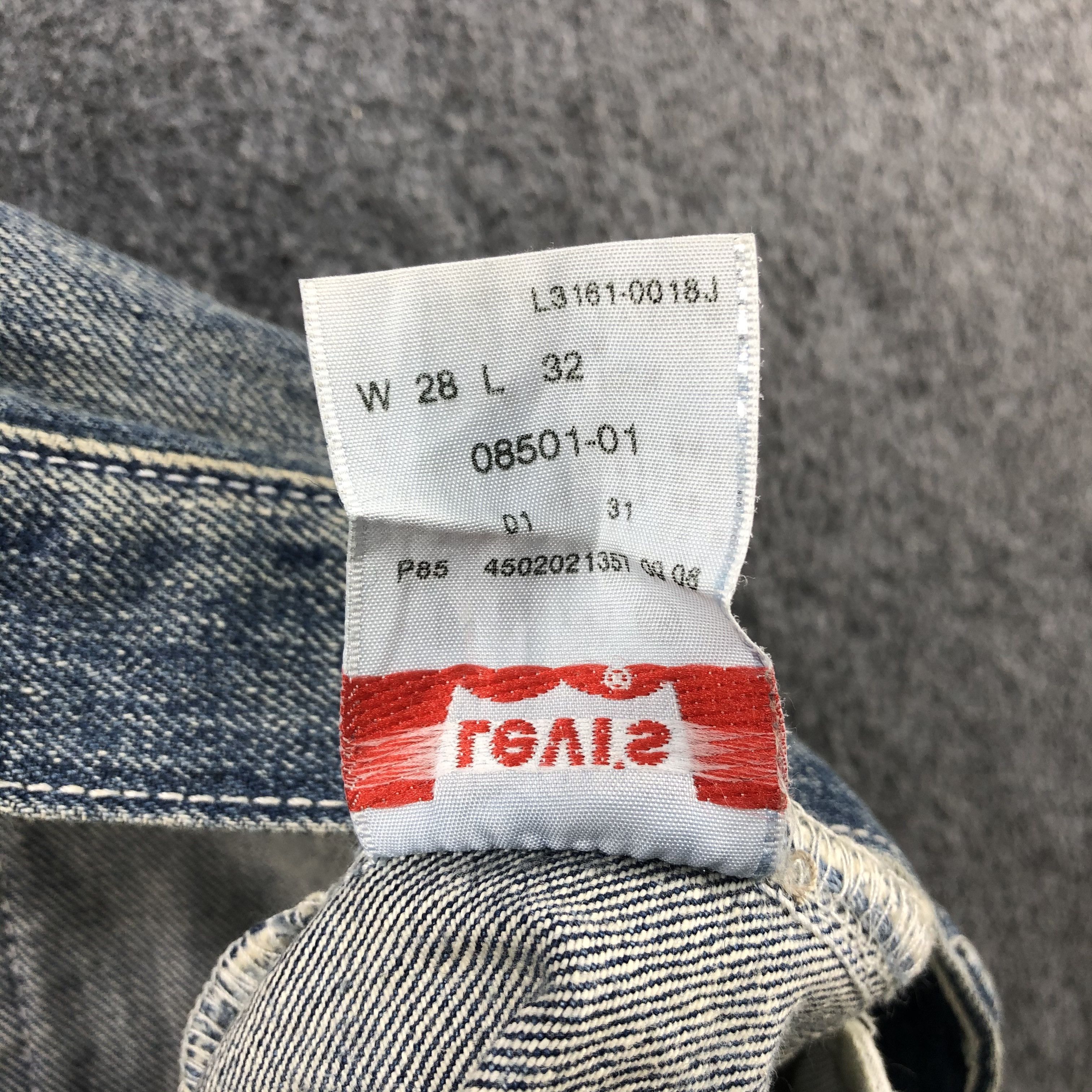 Levi's Vintage Distress Levis 501 Jeans-JM1542 Size US 30 / EU 46 - 12 Thumbnail
