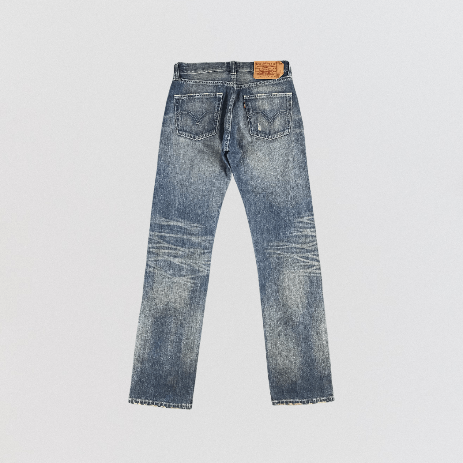 Levi's Vintage Distress Levis 501 Jeans-JM1542 Size US 30 / EU 46 - 2 Thumbnail
