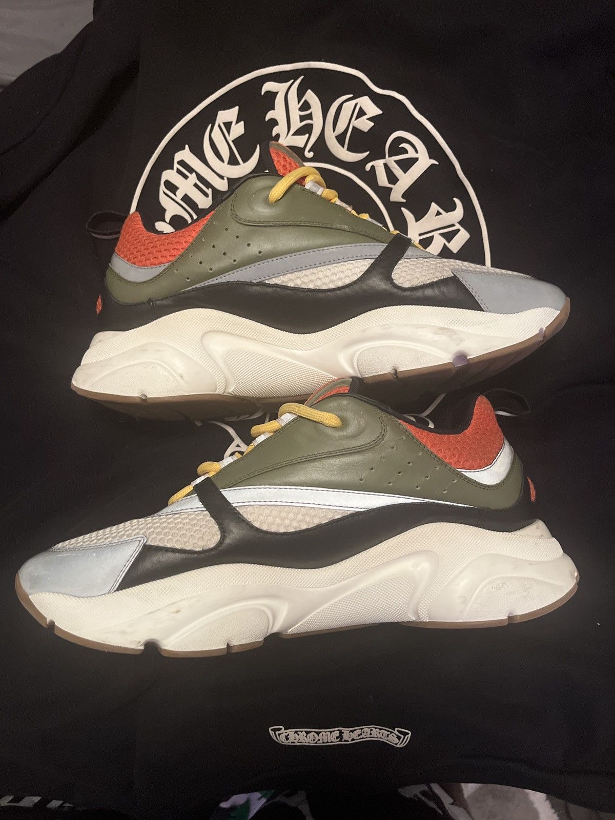 Dior Dior b22 khaki/orange Size US 11 / EU 44 - 2 Thumbnail