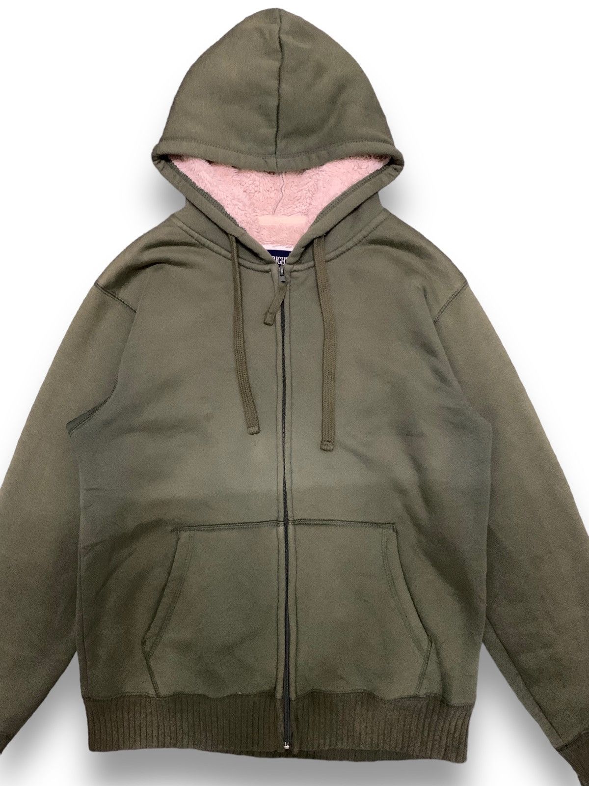 Japanese Brand Japanese Brand PRIMERIGHT Faded Fleece Lined Full Zip Hoodie Size US M / EU 48-50 / 2 - 4 Thumbnail