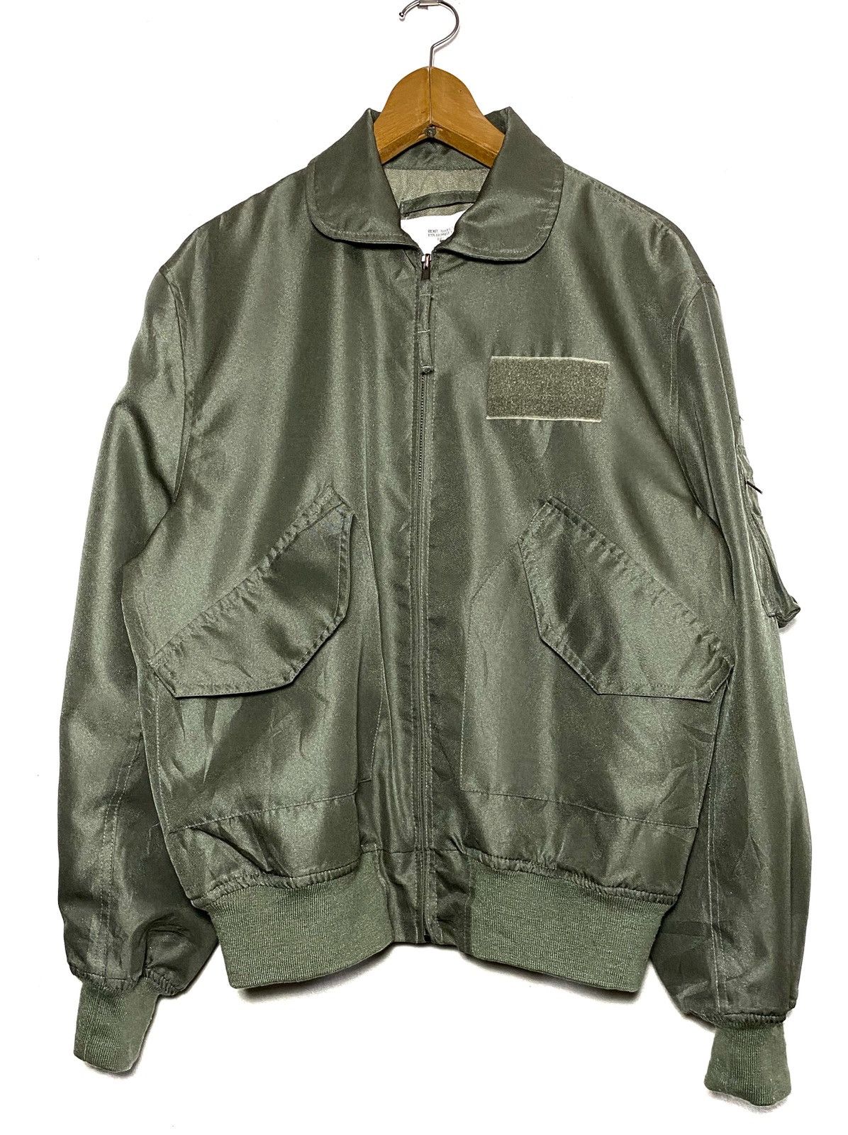 Original Bundeswehr Lederjacke Bundeswehr Pilotenjacke Grau