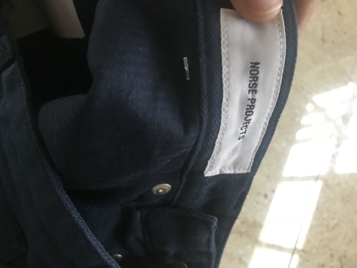 Norse Projects Edward Twill Casual Pants in Navy Size US 30 / EU 46 - 12 Thumbnail