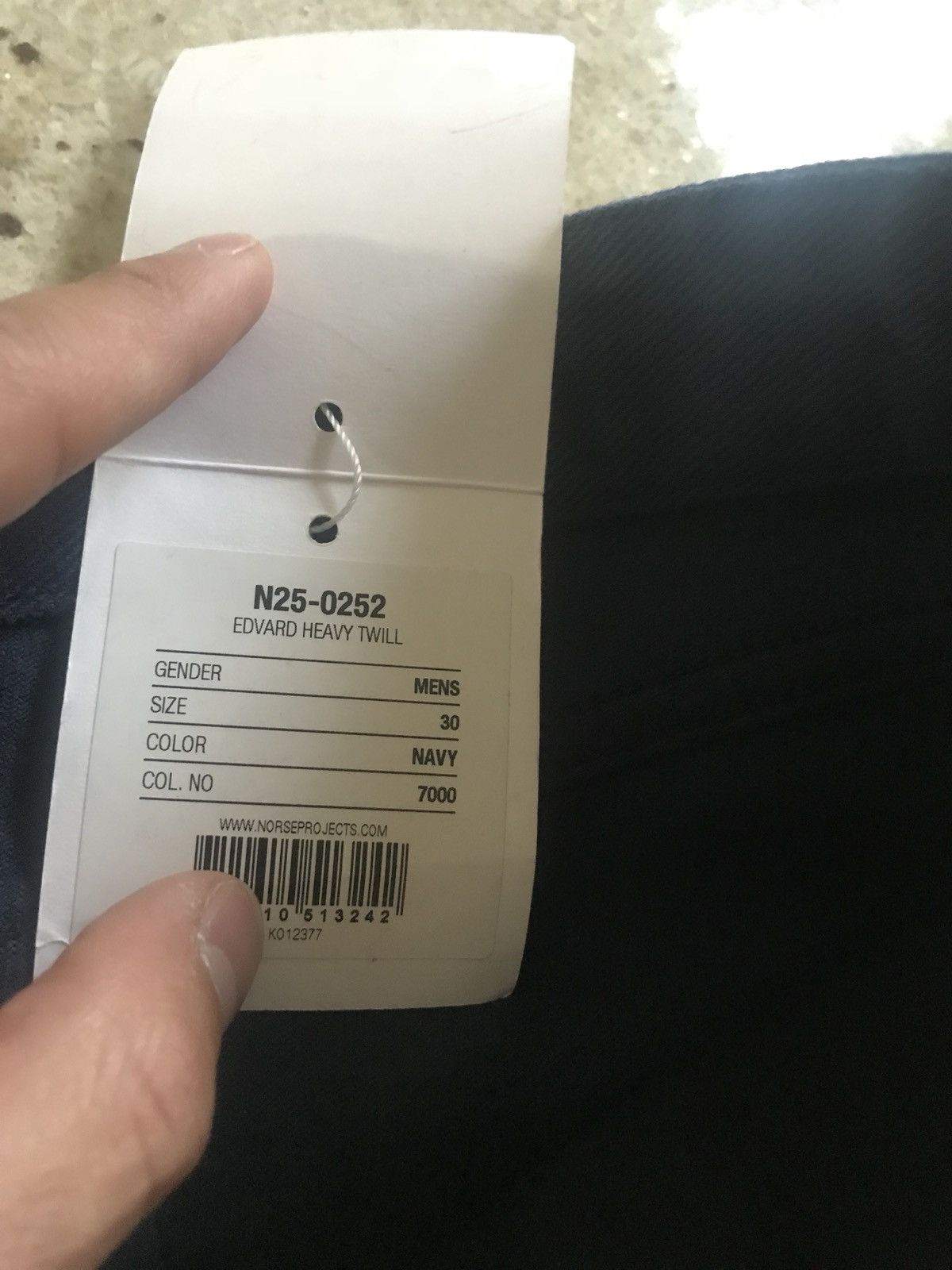 Norse Projects Edward Twill Casual Pants in Navy Size US 30 / EU 46 - 13 Thumbnail