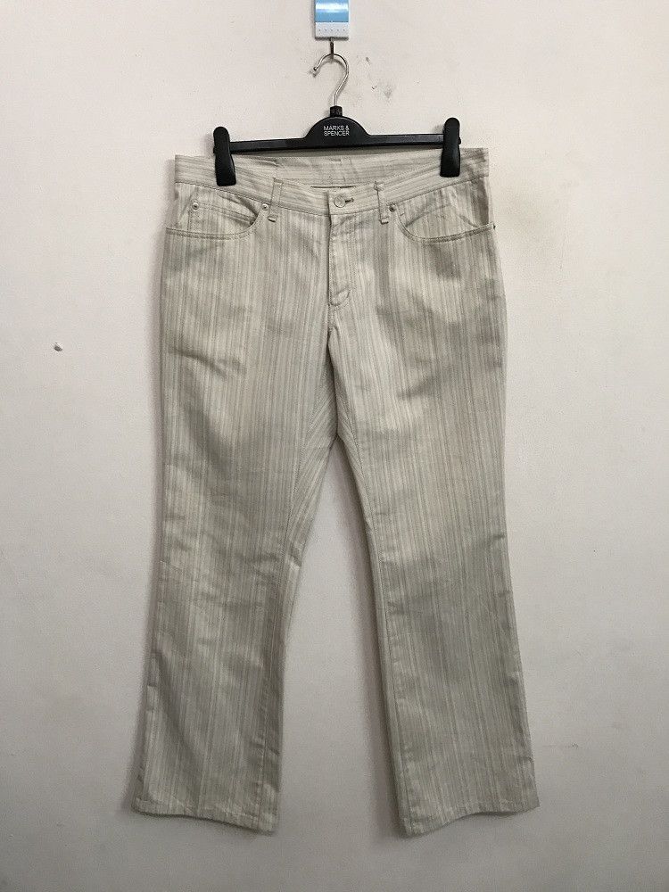 Tete Homme Tete Homme Japan Striped Pant Flare Jeans Size US 34 / EU 50 - 4 Thumbnail