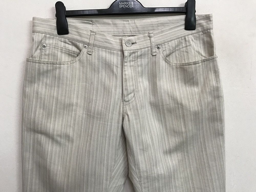 Tete Homme Tete Homme Japan Striped Pant Flare Jeans Size US 34 / EU 50 - 1 Thumbnail