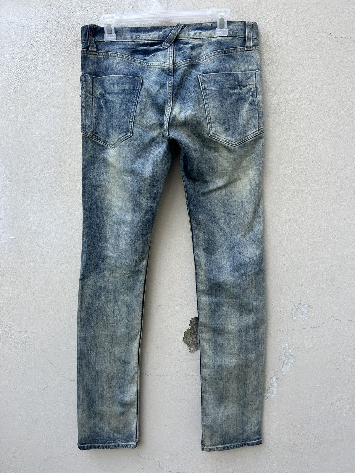 Vintage Vintage PPFM Japan Multi Zipper Stretch Denim Jeans Slim Size US 30 / EU 46 - 15 Thumbnail